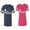 Men Navy / Women Pink, variant on Fashion Prince Princess Matching Couple Cotton Jerseys (Men Navy / Women Red) (Men XL / Women XL)