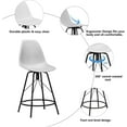 thumbnail image 6 of Andeworld Bar Stools Set of 4 Swivel Bar Stool Counter Height Stools Barstools with Plastic Backs & Metal Base (Swivel 26 inch, White), 6 of 14