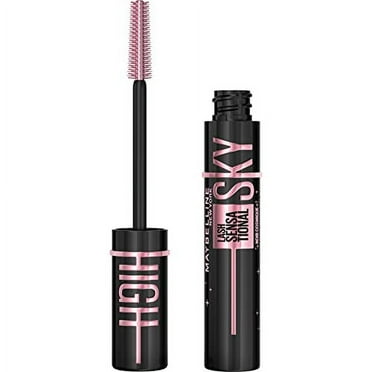 Maybelline New York Sky High Washable Mascara Makeup, Volumizing Mascara, Buildable, Lengthening Mascara, Defining, Curling, Multiplying, Cosmic Black, 0.24 Fl Oz