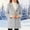 Gray, variant on Girls Hooded Wool Blend Coat Long Sleeve Single Breasted Mid Length Overcoat with Patch Pockets Black 12-13 Years
