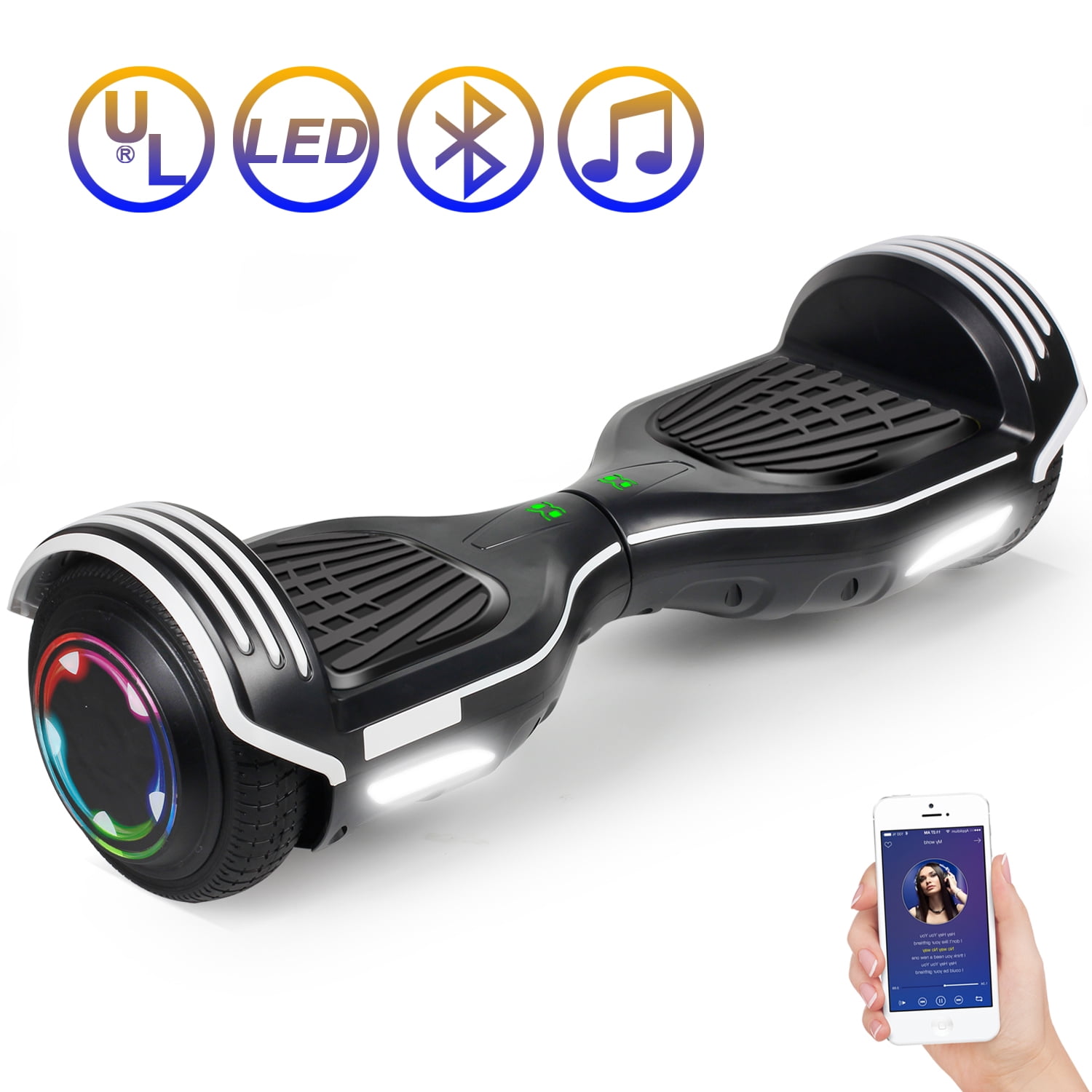 SISIGAD Hoverboard 6.5" TwoWheel Self Balancing Hoverboard with