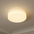 thumbnail image 4 of Wry Lighting Toli Integrated LED Flush Mount in Brushed Champagne Brass, 4 of 5