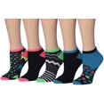 thumbnail image 3 of Colorfut Women's 20 Pairs Colorful Patterned Low Cut/No Show Socks WL05-AB, 3 of 4
