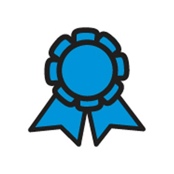 SHAPES ETC. Incentive Stamp - Blue Ribbon