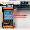 thumbnail image 3 of Network Cable Tester,Sensitivity Adjustable Cable Tester Test Cable Poe Circuit Cat5/cat6 Ethernet Handheld Portable Cable Open Circuit 500m Handheld Ethernet Cable Lcd Poe Test Network Cable, 3 of 7