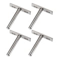 thumbnail image 1 of Unique Bargains Étagère Flottante Support Invisible Tige Ronde 79mm Support Mural Dissimulé 4 Pcs, 1 of 4