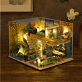 thumbnail image 1 of de muñecas DIY Mini modelo con muebles esca 1:24 sa creativa artesanía en mini para adultos adolescentes Yotijar casa de muñecas en miniatura, 1 of 10