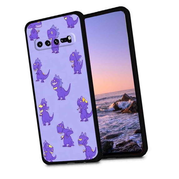 Compatible with Samsung Galaxy S10 Phone Case, Cute-Dinosaur-T-Rex-Dino10 Case Men Women, Flexible Silicone Shockproof Case for Samsung Galaxy S10