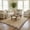 Navy/Natural, variant on Harlow Hill Teni Braided Jute 2' x 3' Brown/Natural Bordered Performance Indoor Area Rug