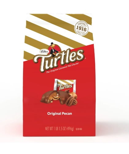 DeMet's Original Turtle Bites, Original Pecan, 1 lb, 1.5 oz Bag ...