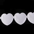 thumbnail image 4 of 20 yardas / rollo de cinta clásica con forma de corazón de amor para tarjetas de invitación / felicitación, álbumes de recortes, regalo, decorac Plata Macarena Corte de encaje de corazón, 4 of 8