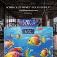 thumbnail image 3 of Bathroom Scale, Highly Accurate Digital Body Scale,Precisely Measures Weight up to 400 lbs-Vibrant And Colorful Scene Of Underwater World, 3 of 4