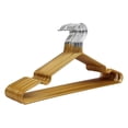 thumbnail image 1 of Perchas de ropa perfecl paquete de 10 Alta Resistencia con Almohadillas antideslizantes de oro, 1 of 8