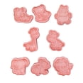 thumbnail image 1 of Moyic 8 piezas de moldes de repujado de galletas con forma de animales de dibujos animados, moldes de placas de prensa para Fondant de Chocolate, Cocina y Comedor No.02 Moyic HA009513-02B, 1 of 6