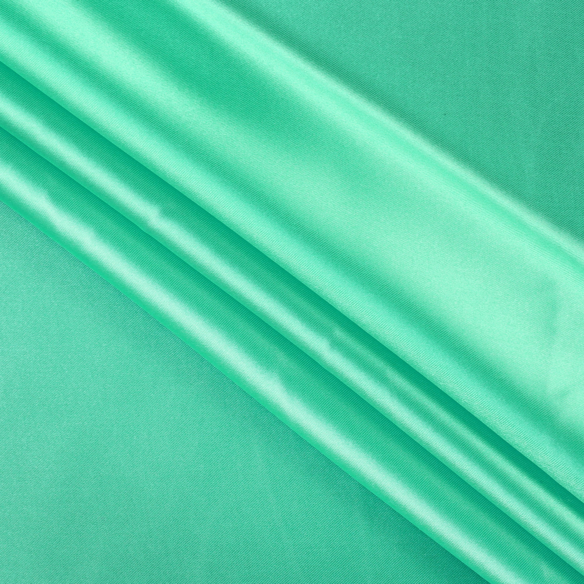 MDS Pack of 5 Yard Charmeuse Bridal SOLID Satin Fabric for Wedding Dress Fashion Crafts Costumes Decorations Silky Satin 44” MInt