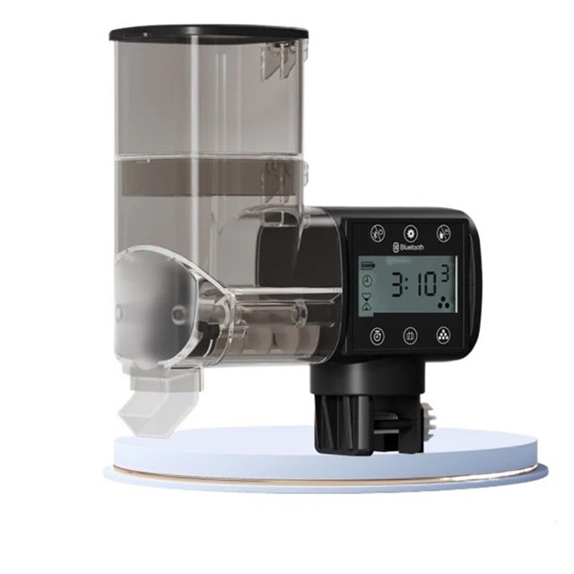Fish Tank Feeder Intellint Automatic Feeder Ornamental Fish Aquarium Bluetooth Smart Timer Feeder ,Long Lasting