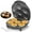 Black, variant on Mailand Electric 6 Holes Arepas Maker, Mini Pancakes Maker, Pancake Maker Pan, Tostiarepa, Makes Arepas, Corn Patties, Mini Pancakes, Breakfast Sandwiches, Fried Eggs, Browning Control, Aqua