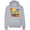 Heather Grey, variant on Wild Bobby, Ford Free Wheelin 1978 Bronco Classic Rasta 70s Cars and Trucks Graphic Hoodie Sweatshirt