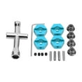 thumbnail image 5 of 14mm Wheel Hex Hub Kit Aluminum Alloy Universal Upgrade Wheel Hex Adapter for Senton 1/10 Car Blue, 5 of 8