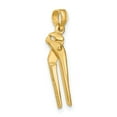 thumbnail image 5 of 10K Yellow Gold 3-D Moveable Locking Wrench Charm Pendant, Polished, 19.3 mm, 5 of 7