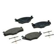Front Brake Pad Set - Compatible with 1984 - 1992 Volkswagen Jetta 1.8L 4-Cylinder 1985 1986 1987 1988 1989 1990 1991