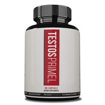Testos Primel Advanced Formula, Testos Primel Pills, Testos Primel Dietary Supplements, 90 Vegetable Capsules, 1 Month Supply