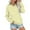 Beige #013, variant on V Neck Sweatshirt Women Pocket No Hood Oversized Pullover Casual Soft Long Sleeve Tops Fall Clothes With Pockets Purple S