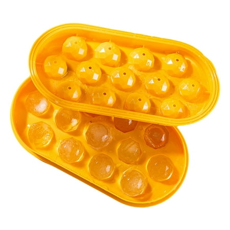 

Pengpengfang 1 Pcs Food Grade Ice Ball Mold Flexible Plastic DIY Craft Multi-grid Ice Ball Tray Party Supplies