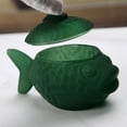 thumbnail image 5 of Vintage Fish on Nest Crystal Glass Covered Candy Dish, Clearance, Decorative Pedestal Bowl with Lid, Colorful Glass Jar for Candy, Jewelry, Home Decor & Table Centerpiece(A), 5 of 8