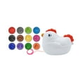 thumbnail image 4 of Fesfesfes 12PCS Pull String Chicken Storage Box Shape Matching Eggs Transportation Vehicle Twist Eggs Toy Enhances Cognitive Skills and Hand Eye Coordination, 4 of 6