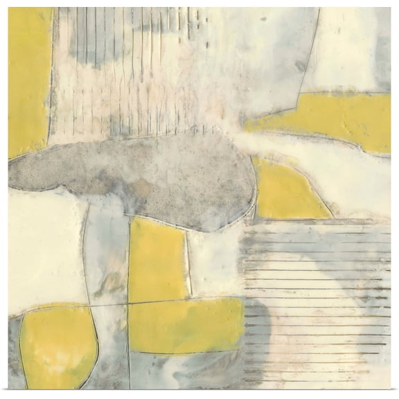 Great BIG Canvas | Rolled Jennifer Goldberger Poster Print entitled Thin Grey Lines I