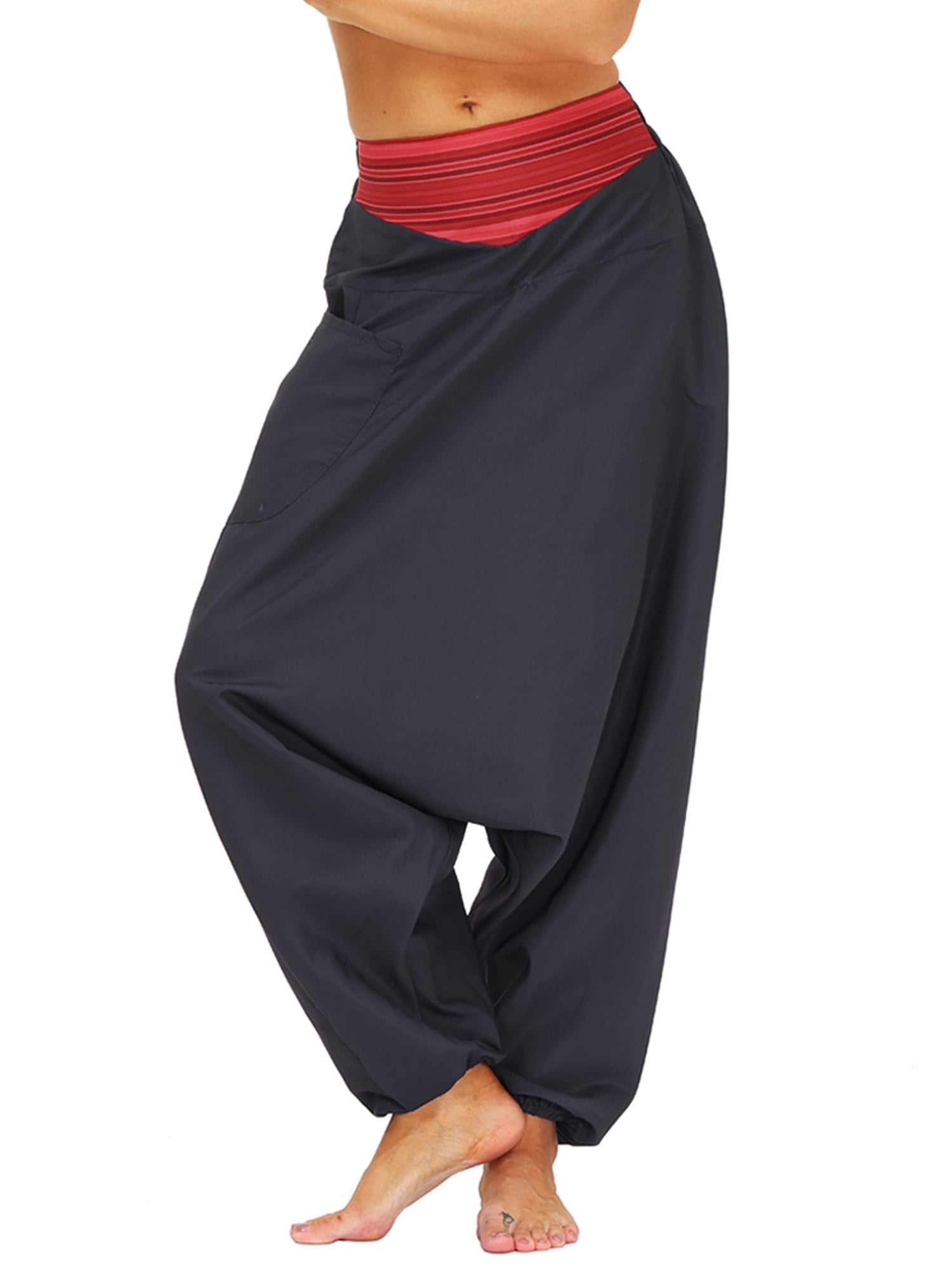 Men Womens Harem Pants Alibaba Gypsy Boho Hippie Aladdin Loose Yoga Trousers New 