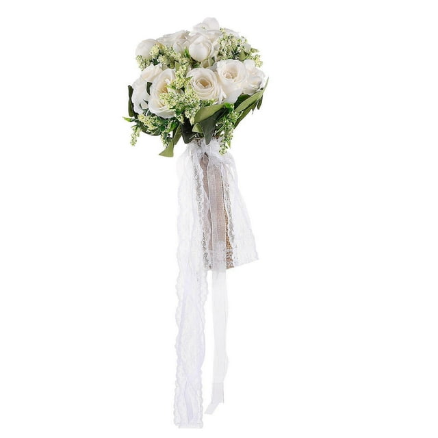 Western Wedding Simulation Silk Cloth Flower Holding Bouquet Bride Bouquet Home Supplies