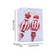thumbnail image 3 of Adornos navideños, 2 piezas de calabazas pequeñas rojas y blancas para árbol de Navidad, colgante decorativo para eventos navideños, accesorio para decorar., 3 of 9