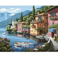 thumbnail image 3 of Paintworks Paint By Number 20x16 Lakeside Village, 3 of 3
