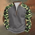 thumbnail image 1 of Blusas y camisas de manga larga con cuello redondo para hombre, sudadera con capucha de cuello redondo con cremallera y estampado, sudadera de manga larga, blusa de poliéster para hombre, 1 of 4