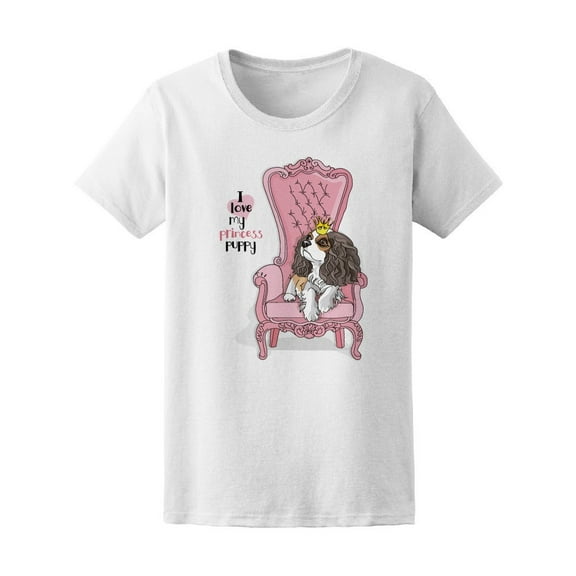 Cavalier Spaniel Princess Puppy Tee Women's -Image by Shutterstock