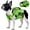 Green, variant on Kuoser Dog Life Jacket, Reflective and Adjustable Dog Life Vest for Small Medium Large Dogs Yellow, M