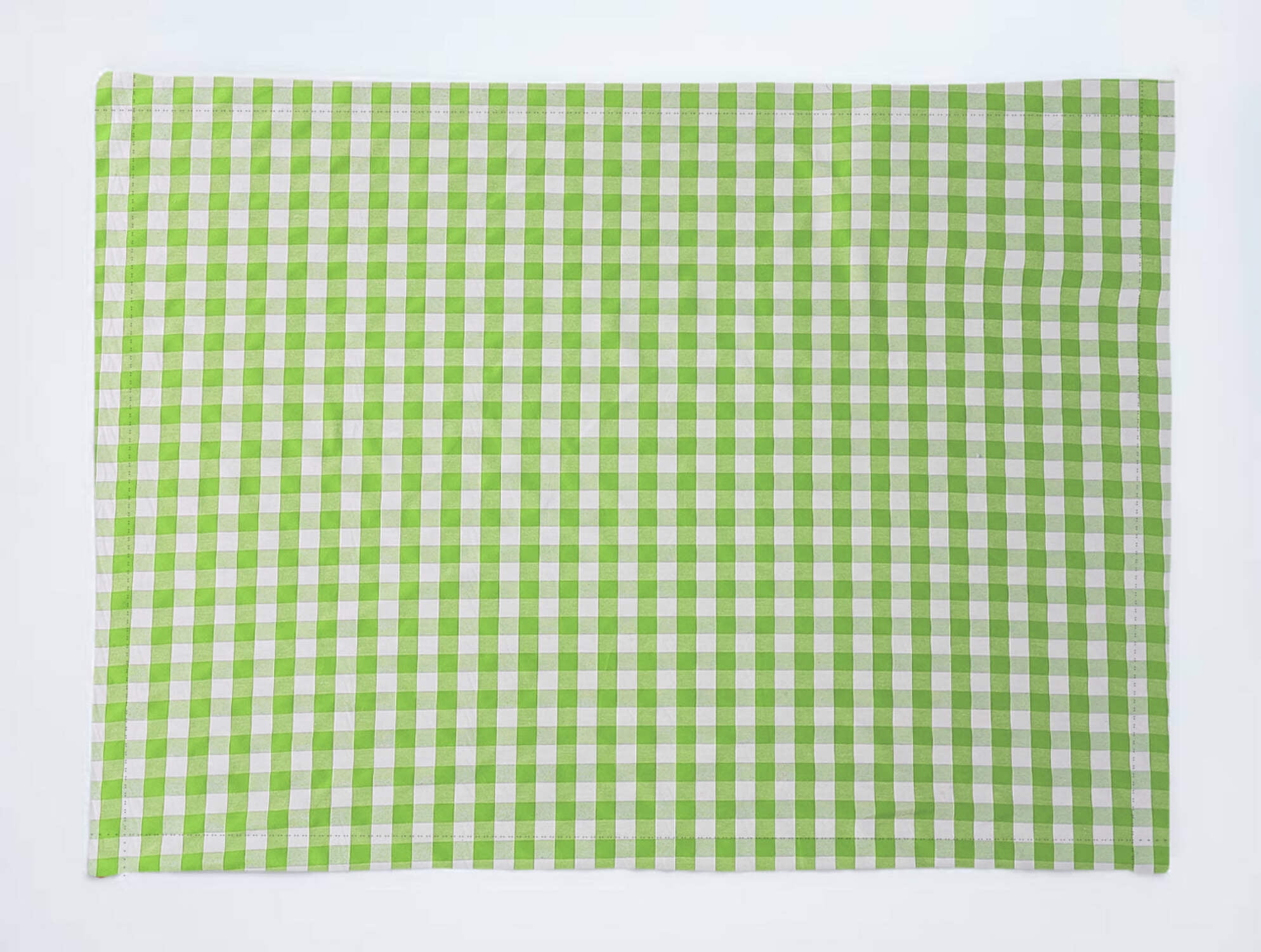 Very Small Gingham 1/8th Inch Checkered Cotton Dinner Table Placemats Holiday Home Decoration 13" x 19" (Pack of 4)