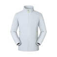 thumbnail image 5 of YODETEY Men’s Stand Collar Lightweight Zip Jacket, Long Sleeve Windproof Softshell Jacket , Size XXS-XL, 5 of 10