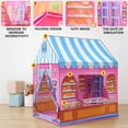 thumbnail image 2 of Lilian&Gema Pink Play Tent for Girls, Large Princess Play Tent House with Projector, Indoor & Outdoor Castle Tent Toy Gift for Kids Ages 3 4 5 6 7 8, 2 of 7
