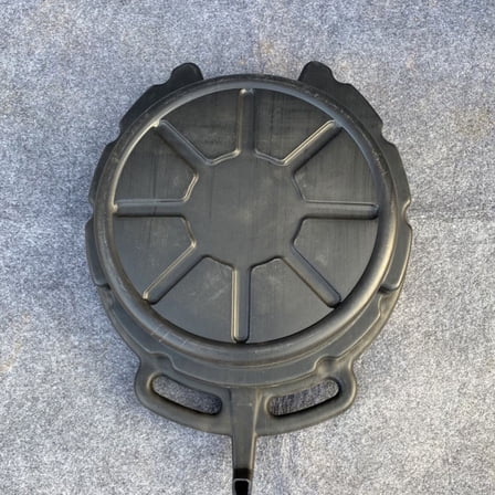 LABSERRON 1Pack Black Rectangular Pe Oil Drain Pan For Car Maintenance Tool Automotive Repair 20.1X14.9X4.7In