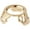 Gold, variant on Bard's Gold-toned Egg Stand/Holder, Swans, 0.875" Diameter (Fits Hen Sized Eggs)