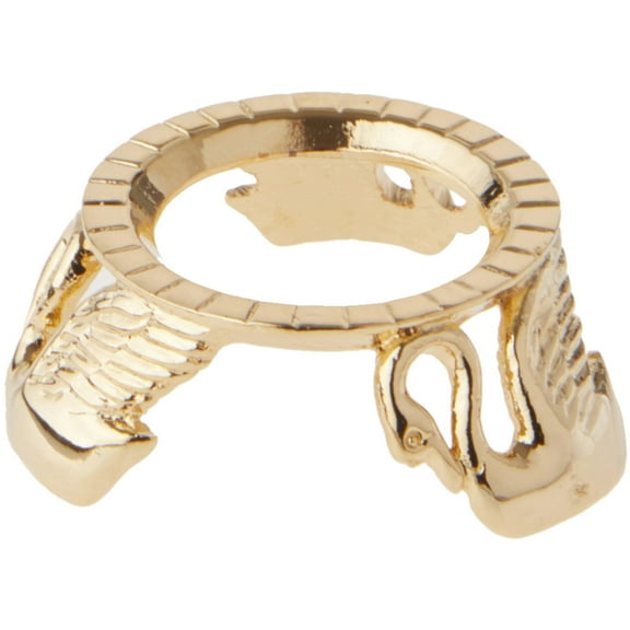 Bard's Gold-toned Egg Stand/Holder, Swans, 0.875" Diameter (Fits Hen Sized Eggs)