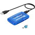 thumbnail image 1 of SmartMedia Cards Reader Writer, All-in-1 USB Universal Multi Card Adapter Slim Hub Read Smart Media SD, XD, CF, MMC, MS Pro Duo, Camera Flash Memory Cards Reader for Windows, Mac, Linux, 1 of 7