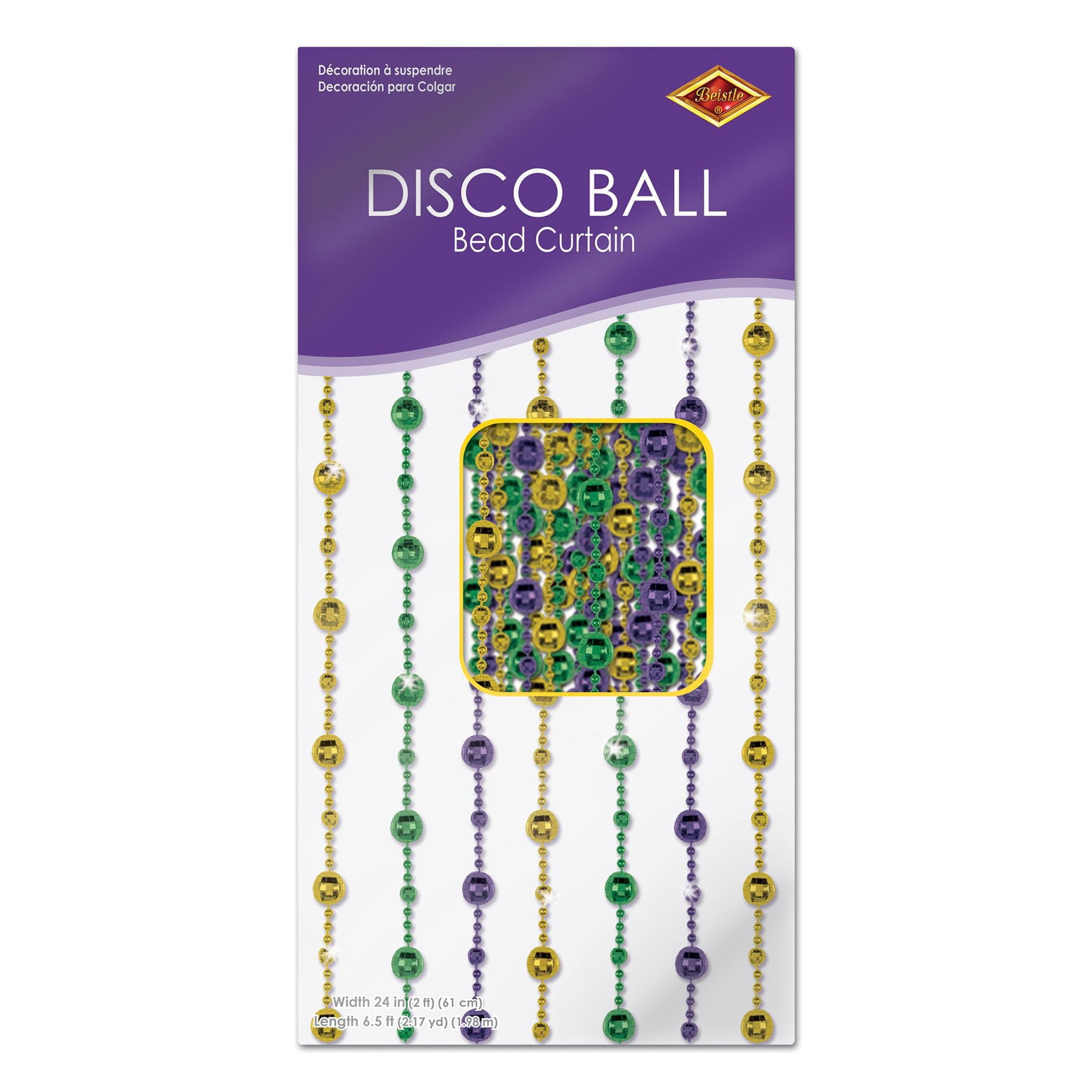 Besitle Disco Ball Bead Curtain
