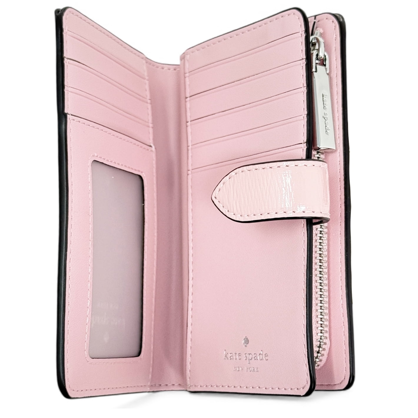 Kate Spade New York Women's Madison Medium Bifold Wallet in Patent Leather (Tutu Pink)