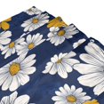 thumbnail image 3 of Yayeee Shower Curtain with Hooks 72"x72" Waterproof Fabric Bathroom Hanging Decor, Retro Daisy Pattern, 3 of 5