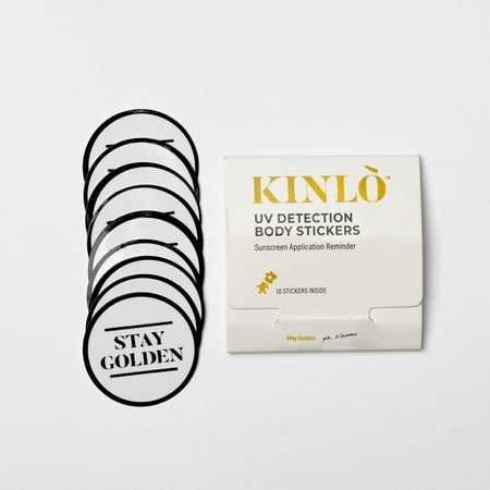 KINLO UV Sticker 10ct - Stay Golden, Black