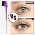 thumbnail image 5 of Unique Bargains Dual Comb Eyebrow Brushes for Women Eyelash Eyebrow Travel Makeup Tool Purple 8.15" Length, 5 of 7